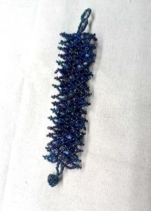 LAPIZ CHIP BEADS Beaded Gemstone Bracelet