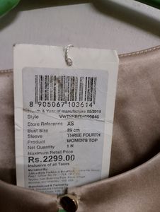Van Heusen Rose Gold Top