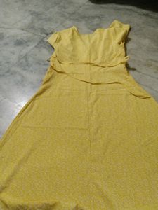 Yellow  Frock Size  (L )
