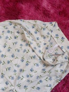 Floral Print Midi Skirt