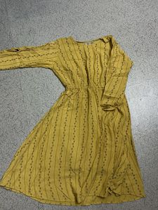 Yellow Striped Dress