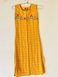 Yellow Floral Kurta