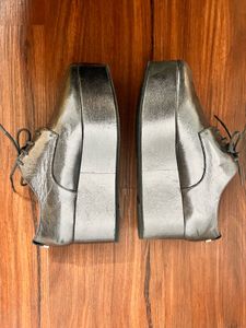 Calvin Klein Silver Oxfords