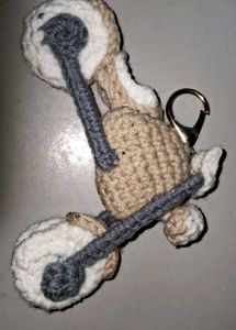 Crochet Motorcycle Keychain
