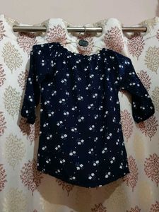 Women Blue Rayon Top 💙