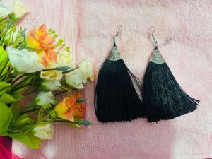 Ethnic Style Silk Tassel Earrings