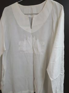 White XL Long Sleeve Top