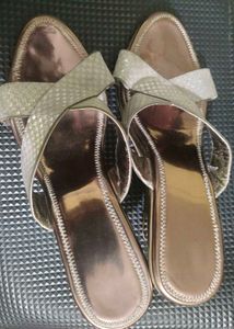 Bronze Bling Party Wedges