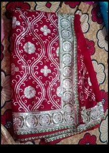 Party Wear Saree With Blouse