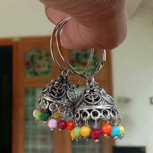 A beautiful pair of jhumkas