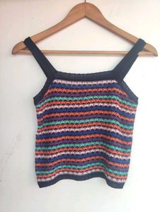 Striped Knit Tank Top