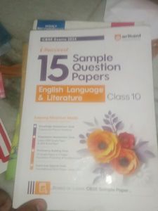 Arihant English Sample Paper Class 10