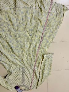 Elegant Embroidered Kurti Pant Set