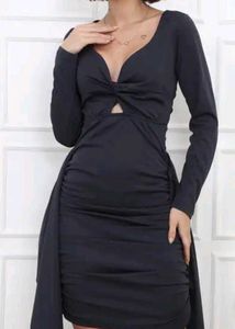 Elegant Black Bodycon Dress