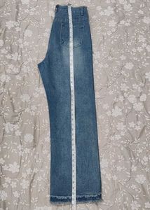 Floral Embroidered Wide Leg Jeans