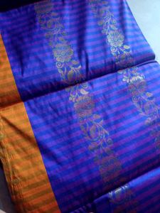 Traditional South Indian Pattu Saree Purple Colour