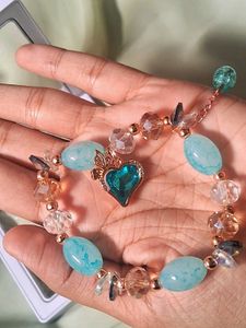 Blue Beaded Bracelet