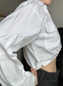 Zara Cropped Shirt NEW