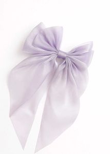Lilac Organza Hair Bow