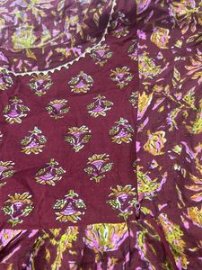 3 Feeding Anarkali Kurtis No Pants And Dupatta