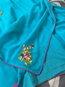 Kashmiri Hand Print Saree