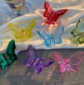 Butterfly Hair Clips - Colorful Set Of Four