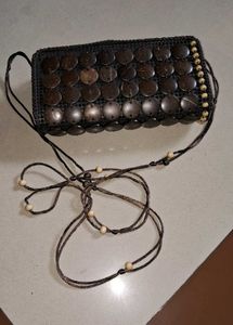 Handmade Beaded Wallet/sling bag