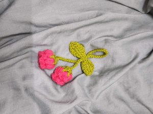 Crochet Flower Key Chain
