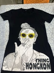 Graphic Print T-Shirt Dress
