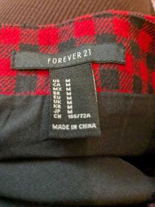 Forever 21 Checked Mini Pencil Skirt