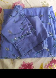 Embellished Saree For Party