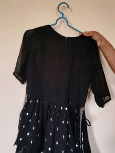 Black &amp; Silver Shalwar Kameez