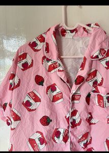 Korean Strawberry Night Top 🍓 🍓✨