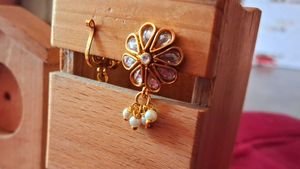 Premium Quality Polki Stone Nose Pin