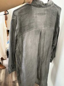 Gray Oversized Shirt