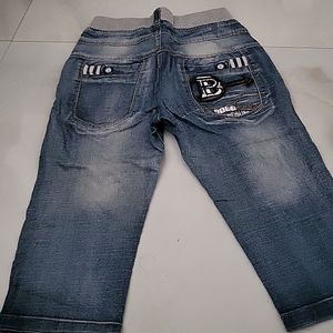 Unisex Denim Capri
