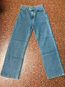 Blue baggy jeans
