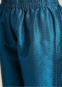 Elegant Blue Embroidered Kurta Set