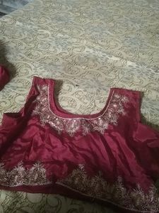 Marun Party Wear Saree