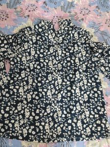 Navy Blue Formal Top Her By Invictus