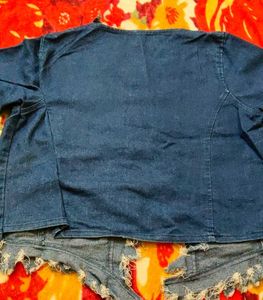 Distressed Denim Jacket