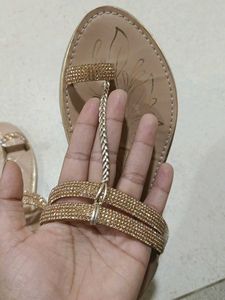 Diamonds Studded Flats