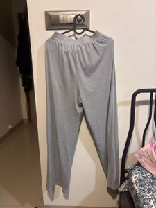 Ribbed straight pants