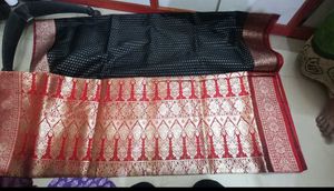 Elegant Black Saree
