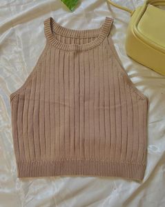 URBANIC Halter Beige Top❤️