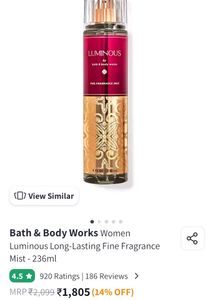 Bath &amp; Body Works Luminous Mist❤️💕