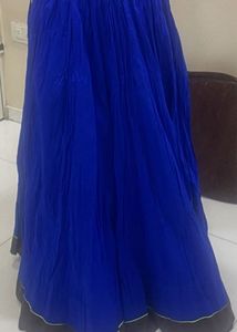 Elegant Blue Ethnic Skirt