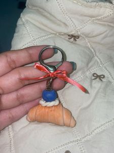 Croissant Keychain(handmade)