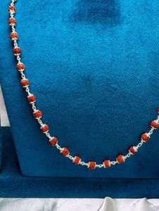 Pure Silver Rudraksh Mala