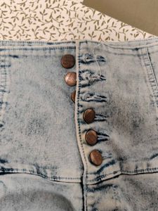 high waisted Denim jeans